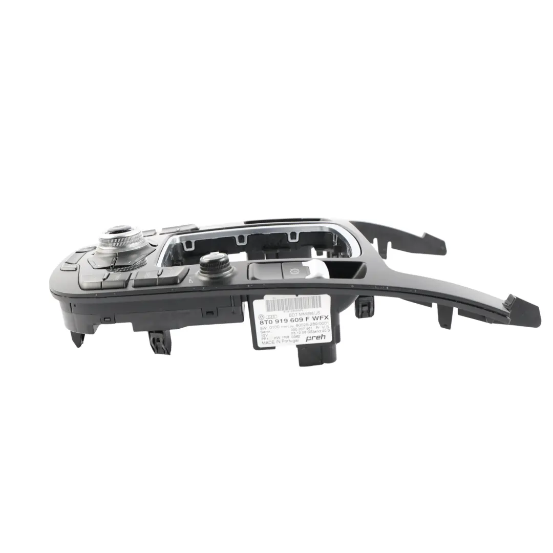 Sat Nav MMI Centre Console Cover Panel Switch Button Block to Audi A4 B8 with Part number 8T0919609F Audi A4 B8 Sat Nav MMI Centre Console Cover Panel Switch Button Block - SKU RHD-8T0919609F-1 - Part number 8T0919609F