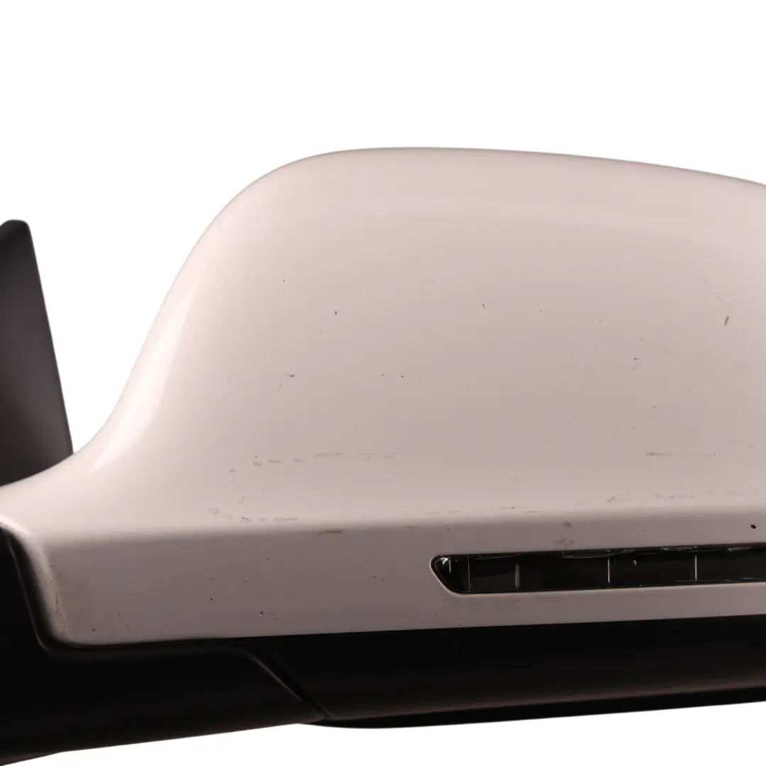 Door Wing Mirror Electric Heated Left N/S Ibis White - Y9C to Audi A5 8T with Part number 8T2857409D Audi A5 8T Door Wing Mirror Electric Heated Left N/S Ibis White - Y9C - SKU RHD-8T2857409D-IWH - Part number 8T2857409D