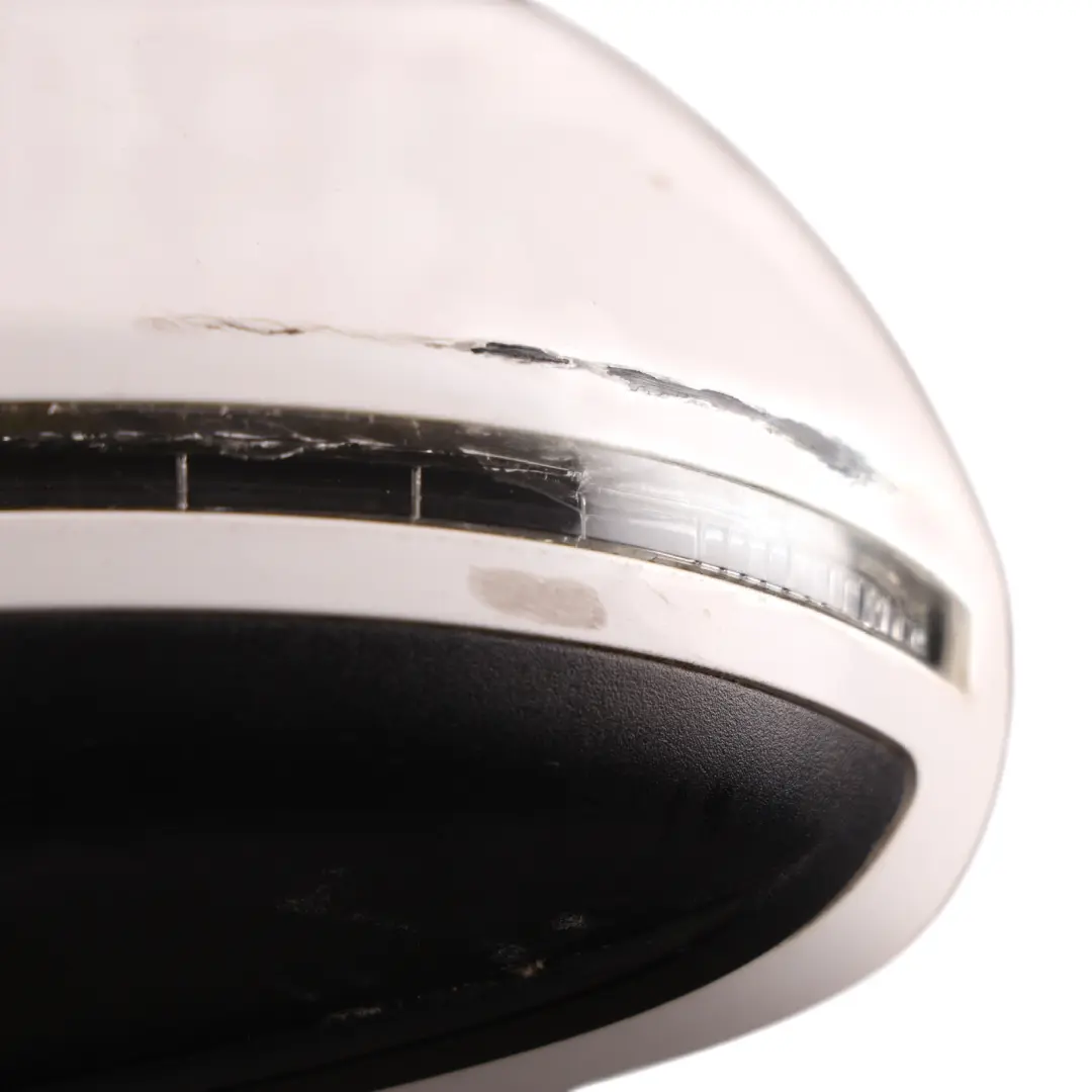 Audi A5 8T Door Wing Mirror Electric Heated Left N/S Ibis White - Y9C - SKU RHD-8T2857409D-IWH - Part number 8T2857409D