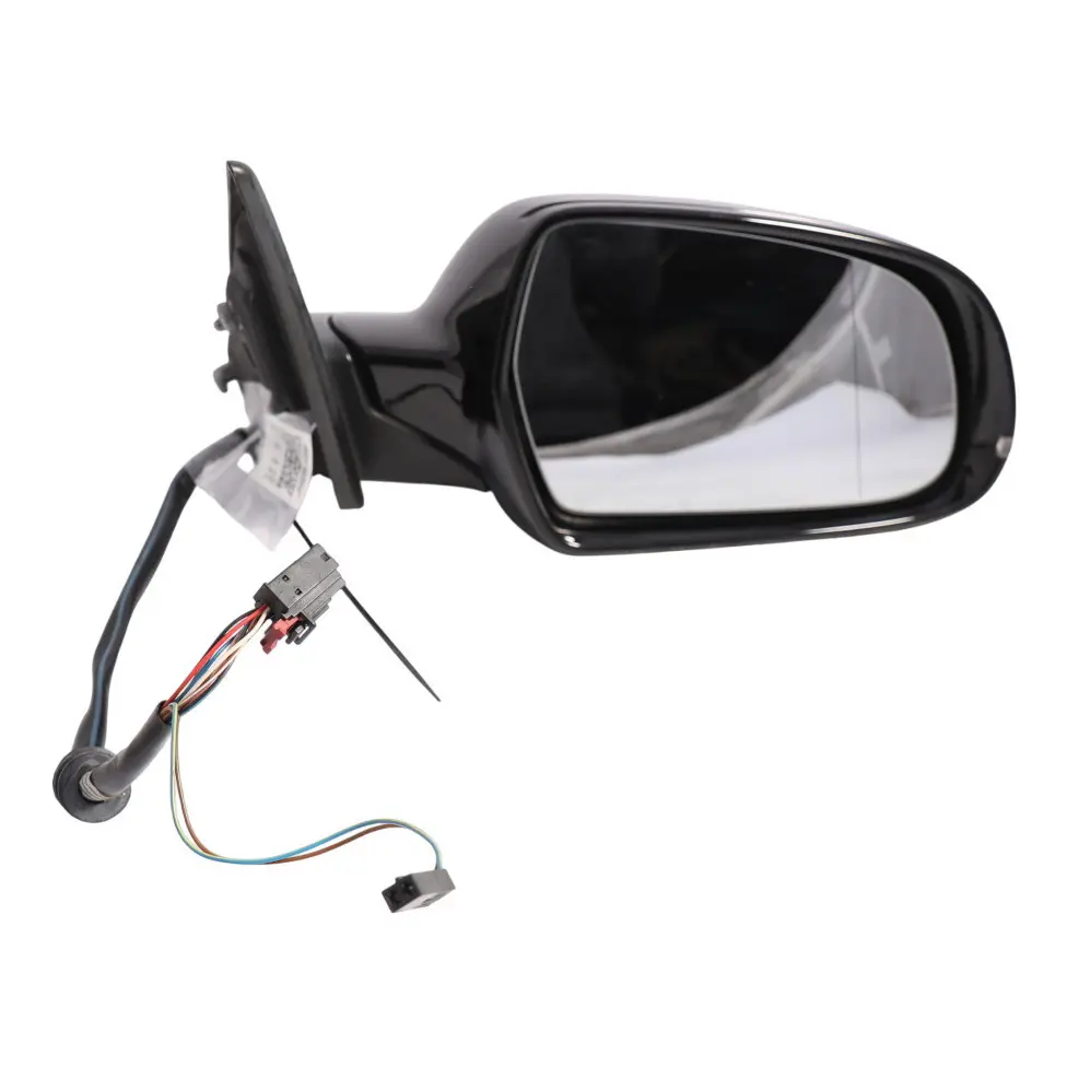 Outer Wing Mirror Power Fold Right O/S Side Brilliant Black - Y9B to Audi A5 8T with Part number 8T8 857 410 K Audi A5 8T Outer Wing Mirror Power Fold Right O/S Side Brilliant Black - Y9B - SKU RHD-8T8857410K-BBL - Part number 8T8 857 410 K