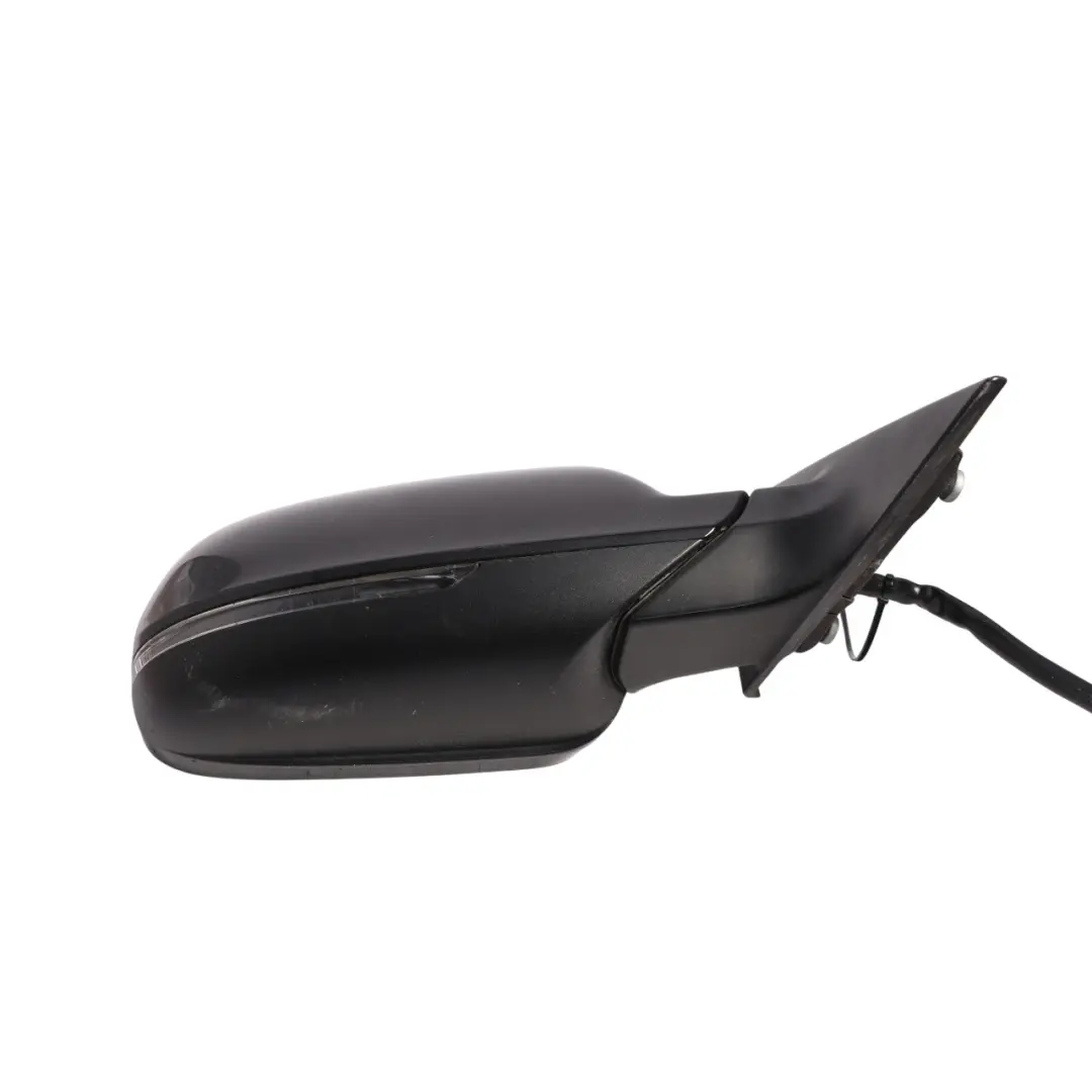 Audi A5 8T Outer Wing Mirror Power Fold Right O/S Side Brilliant Black - Y9B - SKU RHD-8T8857410K-BBL - Part number 8T8 857 410 K