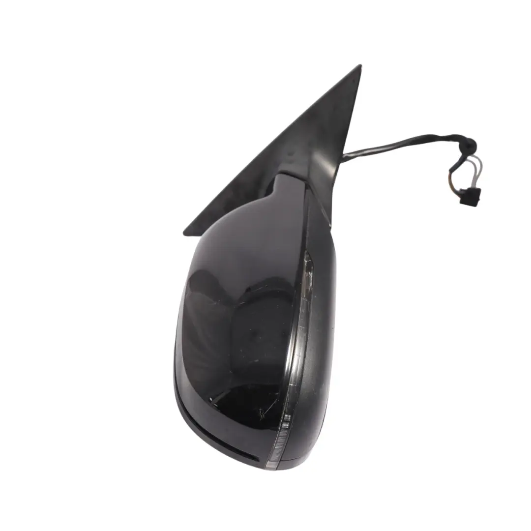 Audi A5 8T Outer Wing Mirror Power Fold Right O/S Side Brilliant Black - Y9B - SKU RHD-8T8857410K-BBL - Part number 8T8 857 410 K