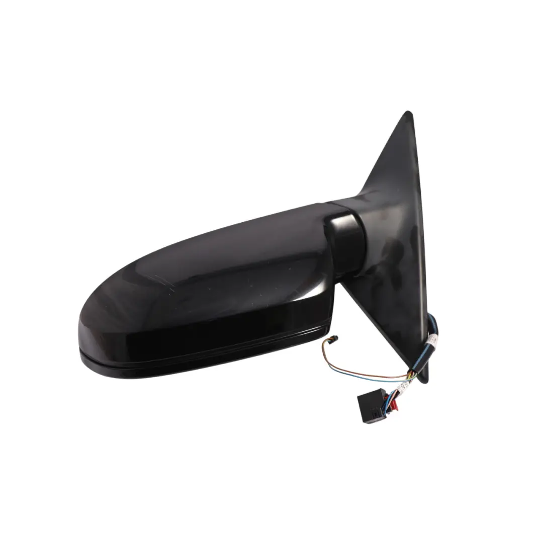 Audi A5 8T Outer Wing Mirror Power Fold Left N/S Side Brilliant Black - Y9B - SKU RHD-8T8857409K-BBL - Part number 8T8857409K