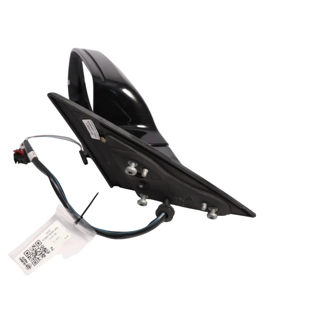 Outer Wing Mirror Power Fold Left N/S Side Brilliant Black - Y9B to Audi A5 8T with Part number 8T8857409K Audi A5 8T Outer Wing Mirror Power Fold Left N/S Side Brilliant Black - Y9B - SKU RHD-8T8857409K-BBL - Part number 8T8857409K