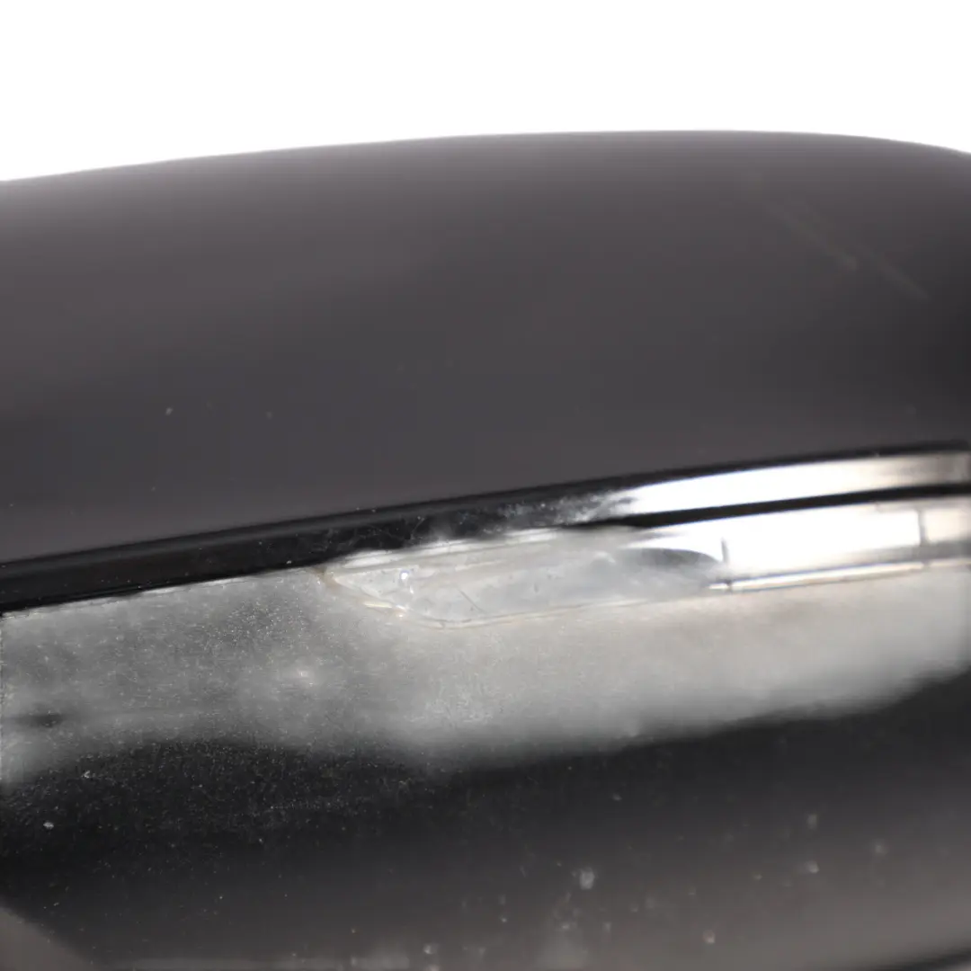 Audi A5 8T Outer Wing Mirror Power Fold Left N/S Side Brilliant Black - Y9B - SKU RHD-8T8857409K-BBL - Part number 8T8857409K