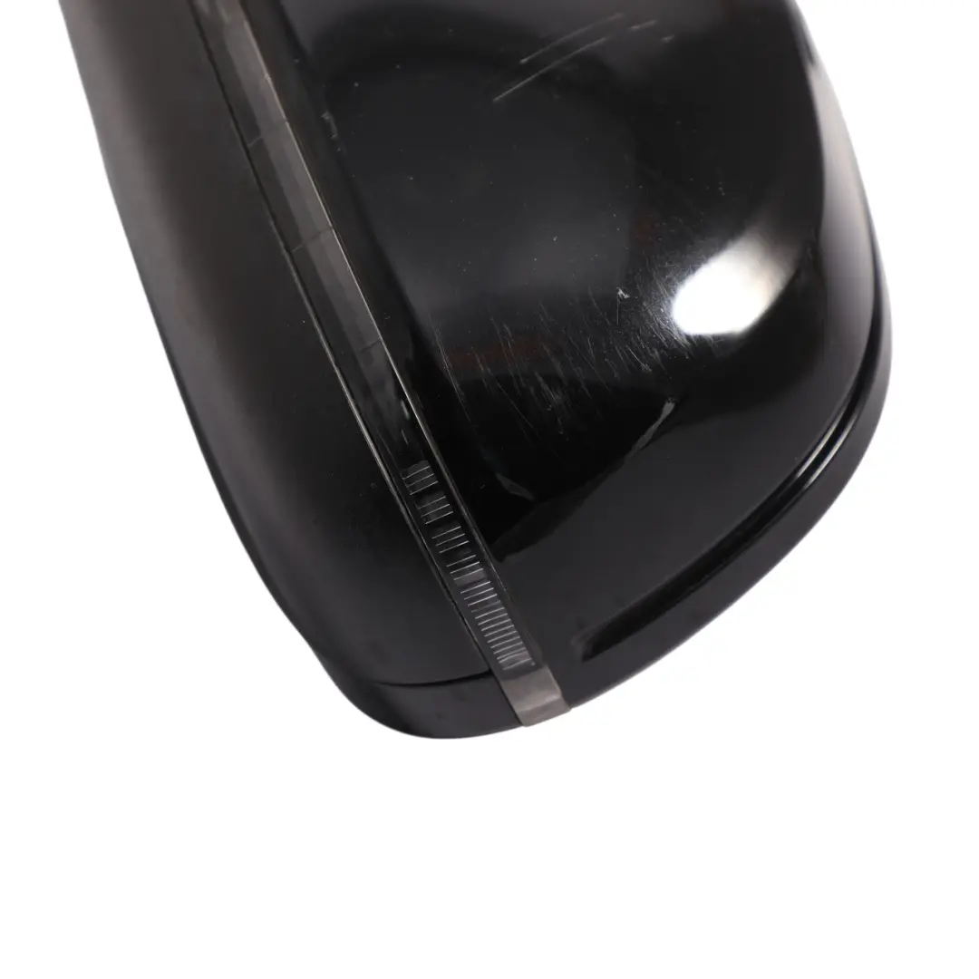 Audi A5 8T Outer Wing Mirror Power Fold Left N/S Side Brilliant Black - Y9B - SKU RHD-8T8857409K-BBL - Part number 8T8857409K