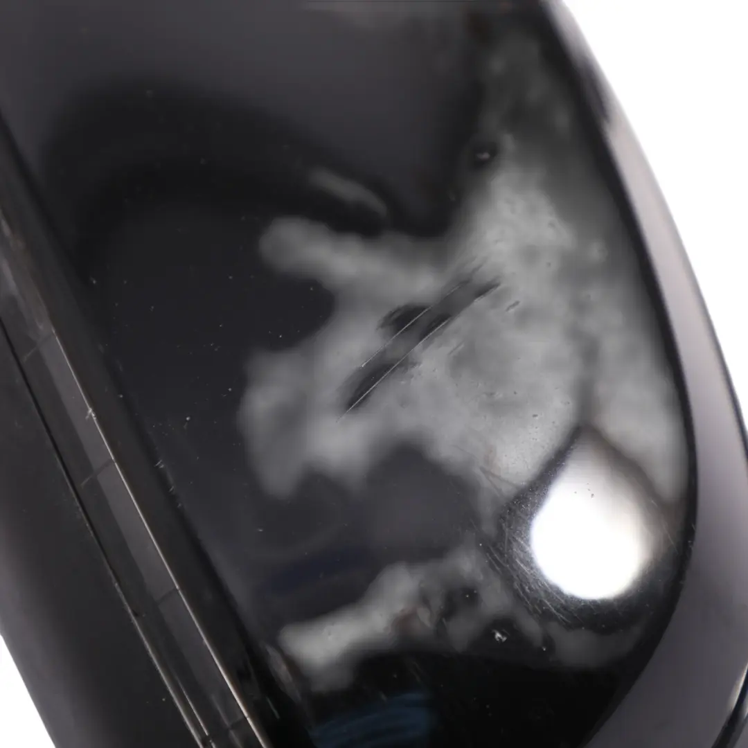 Audi A5 8T Outer Wing Mirror Power Fold Left N/S Side Brilliant Black - Y9B - SKU RHD-8T8857409K-BBL - Part number 8T8857409K