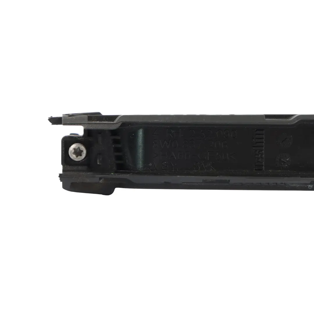 Audi S5 F5 Door Grab Handle Front Right O/S Mythical Black Metallic - Y9T - SKU RHD-8W2837240D-MYB - Part number 8W2837240D