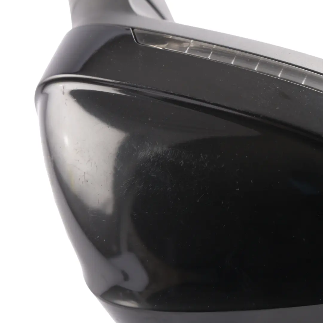 Outside Electric Wing Mirror Right O/S Brilliant Black-Y9B to Audi A4 B9 with Part number 8W2857410B Audi A4 B9 Outside Electric Wing Mirror Right O/S Brilliant Black-Y9B - SKU RHD-8W2857410B-BBL - Part number 8W2857410B