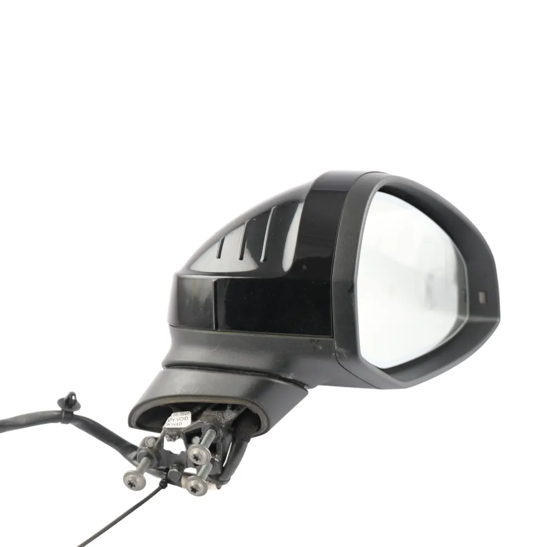 Audi A4 B9 Outside Electric Wing Mirror Right O/S Brilliant Black-Y9B - SKU RHD-8W2857410B-BBL - Part number 8W2857410B