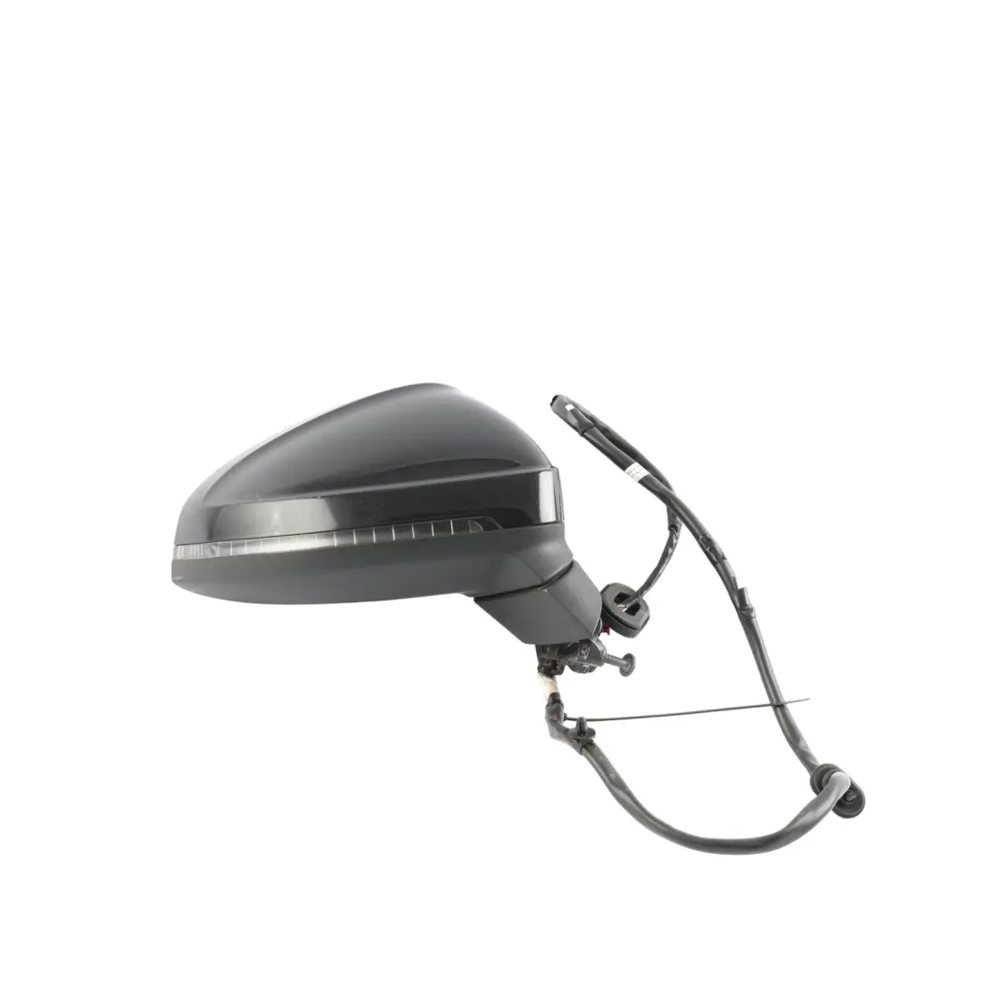 Outside Electric Wing Mirror Right O/S Brilliant Black-Y9B to Audi A4 B9 with Part number 8W2857410B Audi A4 B9 Outside Electric Wing Mirror Right O/S Brilliant Black-Y9B - SKU RHD-8W2857410B-BBL - Part number 8W2857410B
