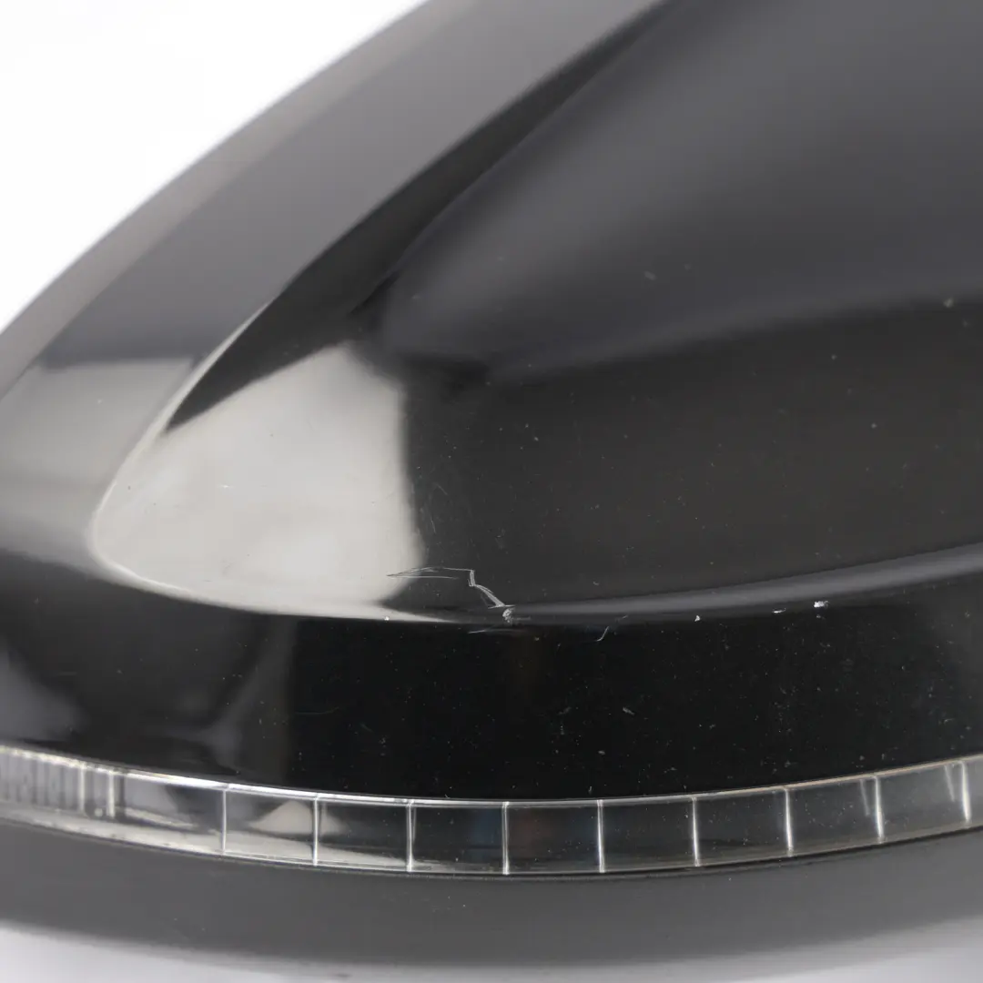 Audi A4 B9 Outside Electric Wing Mirror Right O/S Brilliant Black-Y9B - SKU RHD-8W2857410B-BBL - Part number 8W2857410B