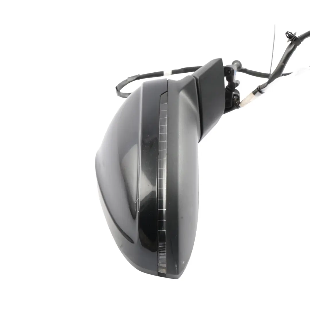 Audi A4 B9 Outside Electric Wing Mirror Right O/S Brilliant Black-Y9B - SKU RHD-8W2857410B-BBL - Part number 8W2857410B
