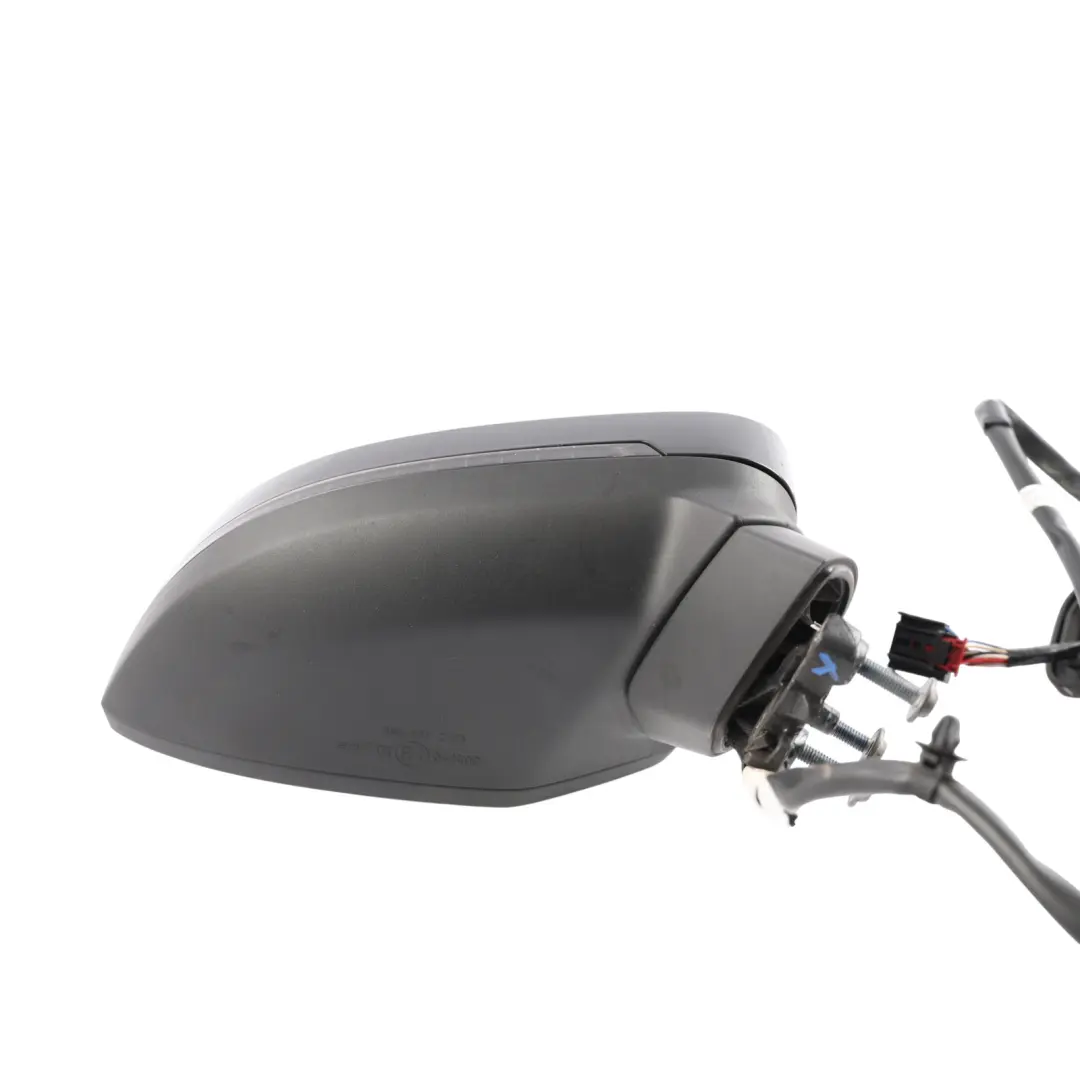 Audi A4 B9 Outside Electric Wing Mirror Right O/S Brilliant Black-Y9B - SKU RHD-8W2857410B-BBL - Part number 8W2857410B