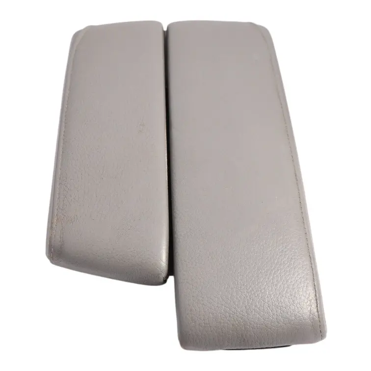 BMW E90 E91 E92 E93 Center Console Armrest Cover Leather Grey - SKU RHD-9133817-1 - Part number 9133817