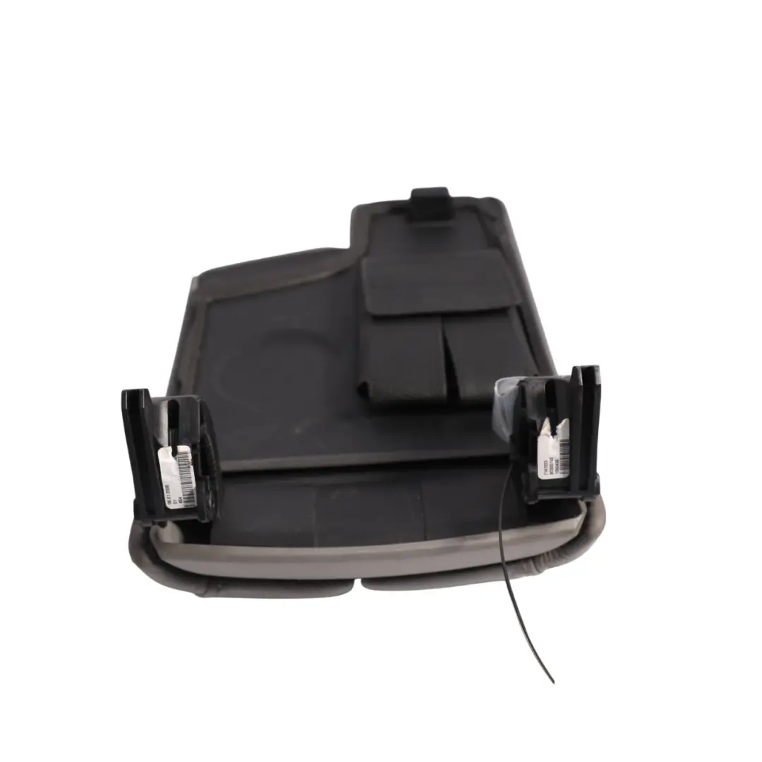 BMW E90 E91 E92 E93 Center Console Armrest Cover Leather Grey - SKU RHD-9133817-1 - Part number 9133817