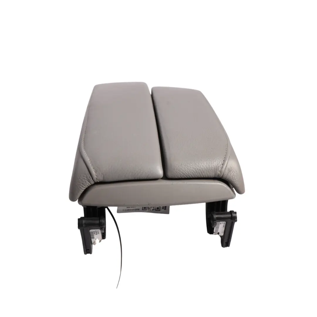 BMW E90 E91 E92 E93 Center Console Armrest Cover Leather Grey - SKU RHD-9133817-1 - Part number 9133817