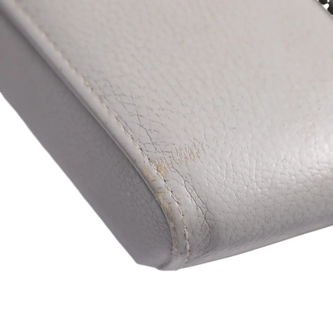 BMW E90 E91 E92 E93 Center Console Armrest Cover Leather Grey - SKU RHD-9133817-1 - Part number 9133817