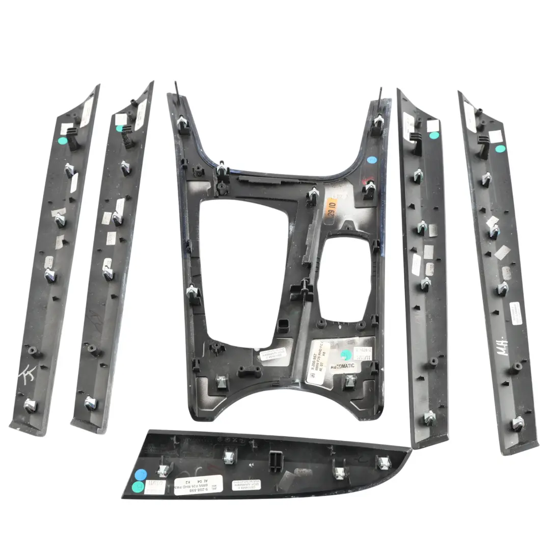 BMW X3 F25 Centre Console Cover Trim Frame Fine Wood line Wave Set Kit - SKU RHD-9200957-1 - Part number 9200957