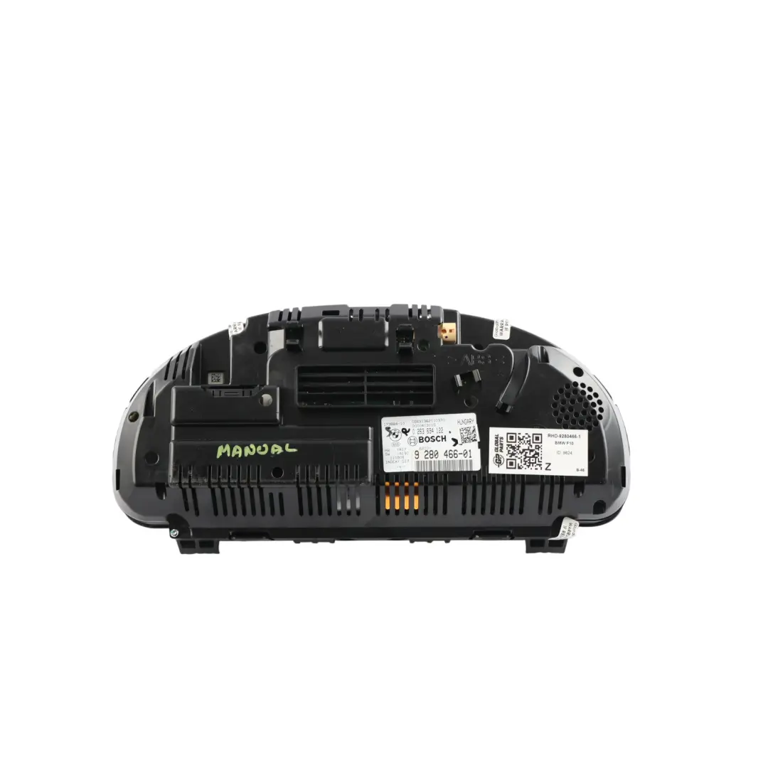 BMW F10 F01 Instrument Cluster Speedo Clock Control Manual Diesel - SKU RHD-9280466-1 - Part number 9280466