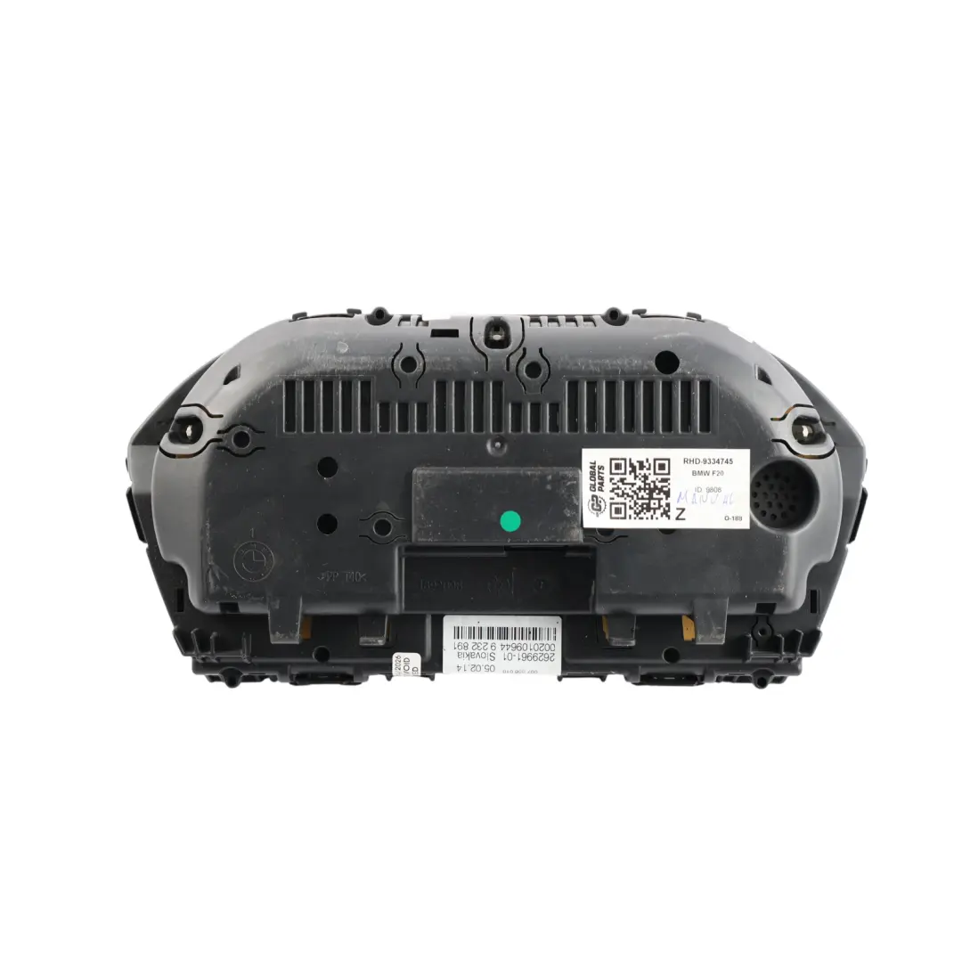 BMW F20 F21 F22 F23 Instrument Cluster Speedo Diesel Manual - SKU RHD-9334745 - Part number 9334745