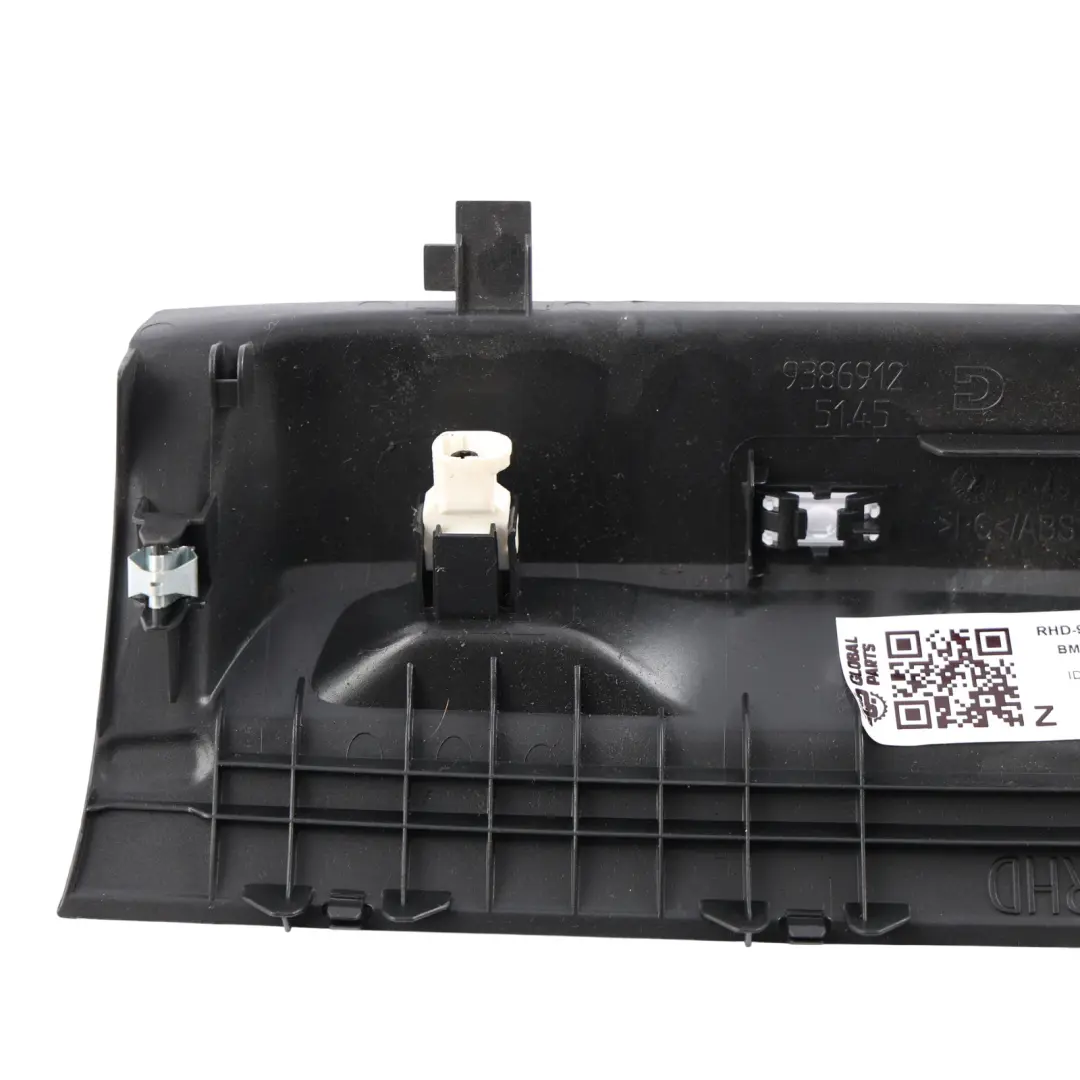 Dashboard Dash Lower Trim Panel Cover to BMW X3 F25 X4 F26 with Part number 9386912 BMW X3 F25 X4 F26 Dashboard Dash Lower Trim Panel Cover - SKU RHD-9386912 - Part number 9386912