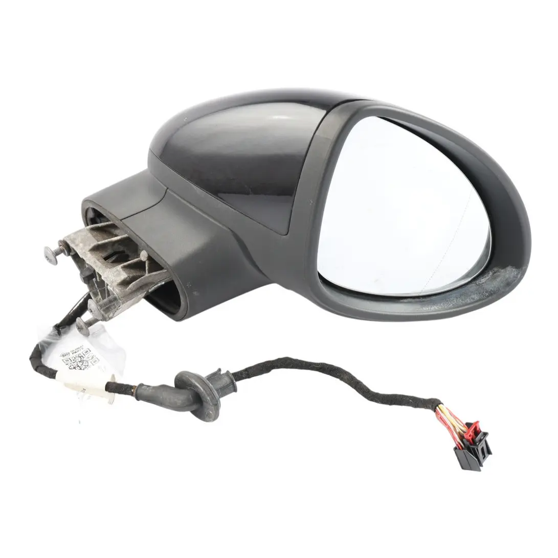 Porsche Cayenne 92A 958 Door Wing Side Mirror Right O/S Jet Black Metallic - C9X