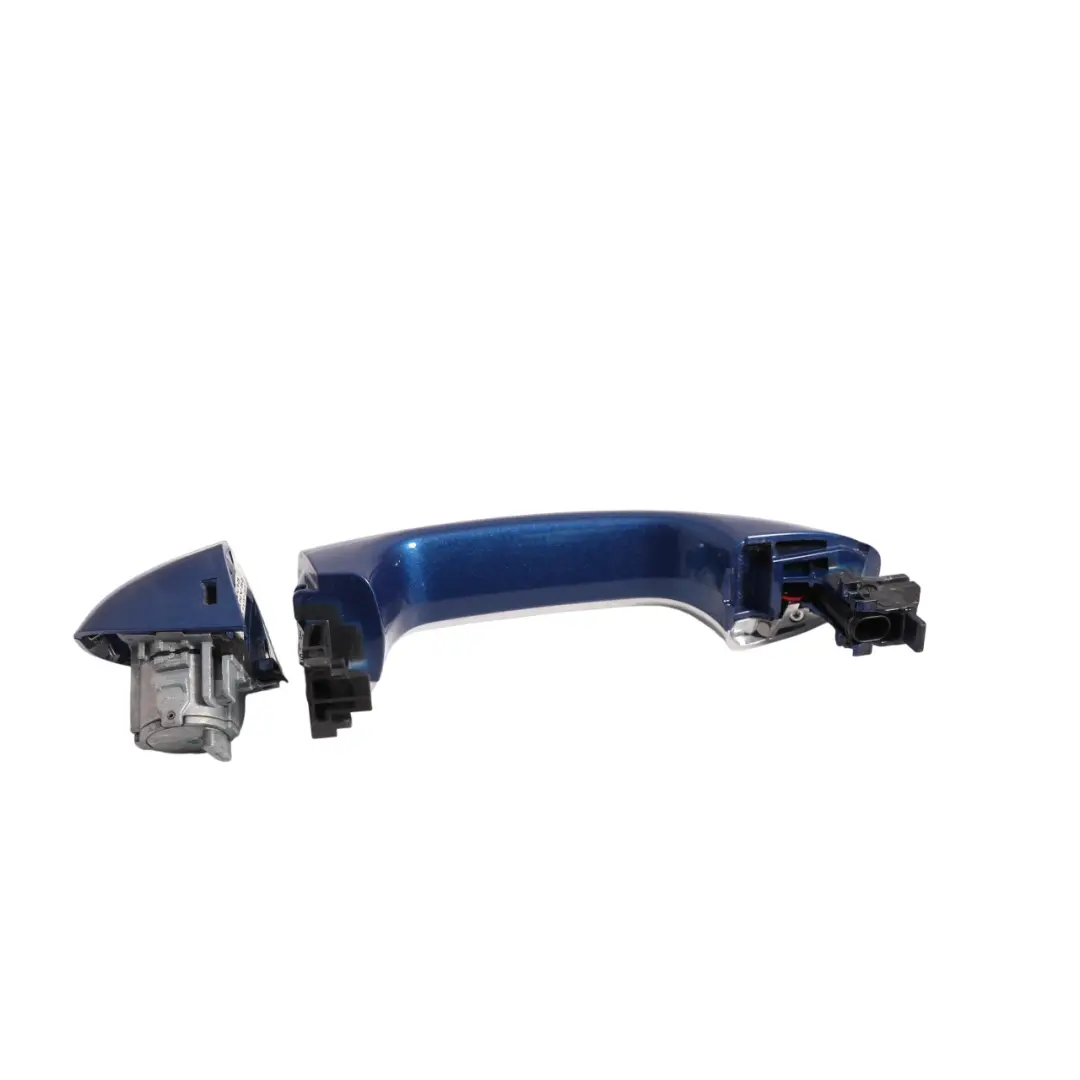 Door Handle Grab Front Right O/S Keyless Spectral Blue - 970 to Mercedes W177 with Part number A0997607400 Mercedes W177 Door Handle Grab Front Right O/S Keyless Spectral Blue - 970 - SKU RHD-A0997607400-SPEC - Part number A0997607400