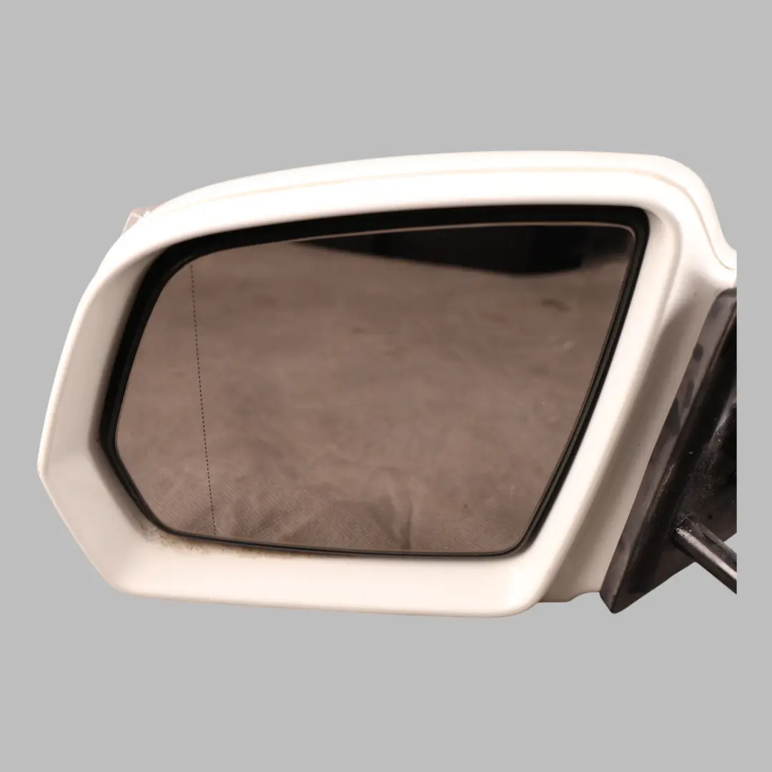 Wing Mirror Power Fold Left N/S Calcite White - 650 to Mercedes ML W164 with Part number A1648102993 Mercedes ML W164 Wing Mirror Power Fold Left N/S Calcite White - 650 - SKU RHD-A1648102993-CW - Part number A1648102993