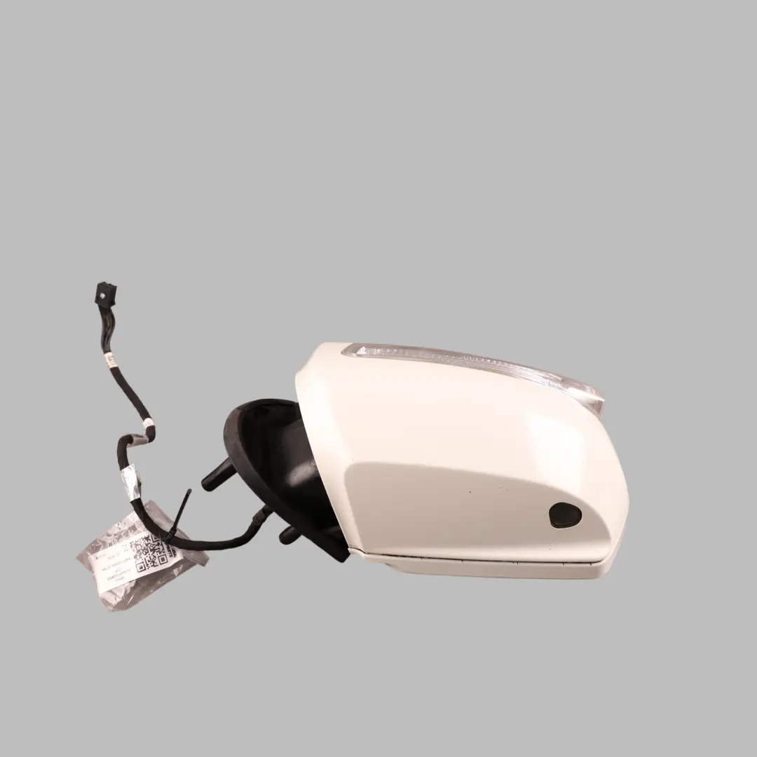 Wing Mirror Power Fold Left N/S Calcite White - 650 to Mercedes ML W164 with Part number A1648102993 Mercedes ML W164 Wing Mirror Power Fold Left N/S Calcite White - 650 - SKU RHD-A1648102993-CW - Part number A1648102993