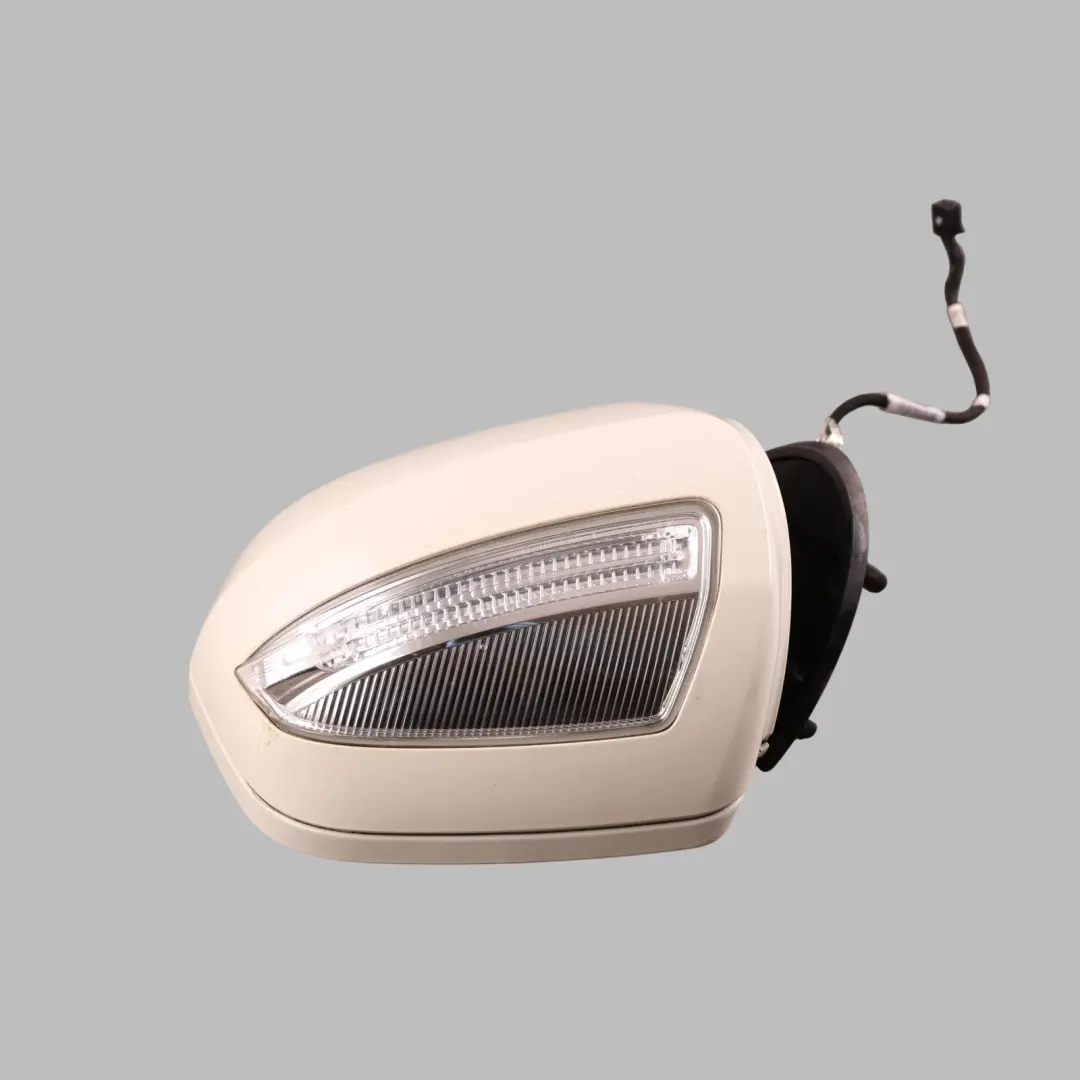 Mercedes ML W164 Wing Mirror Power Fold Left N/S Calcite White - 650 - SKU RHD-A1648102993-CW - Part number A1648102993