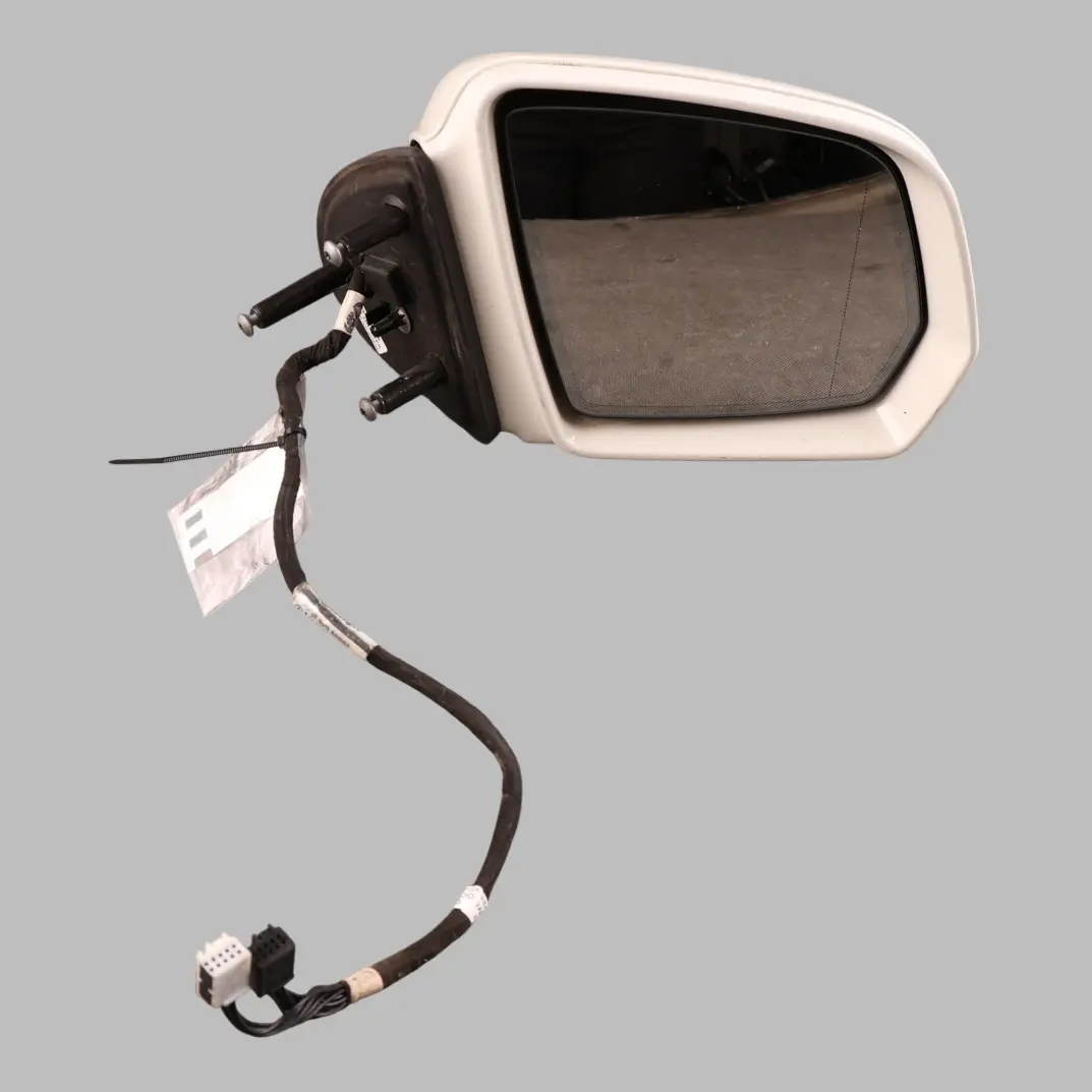 Mercedes ML W164 Wing Mirror Power Fold Right O/S Calcite White - 650
