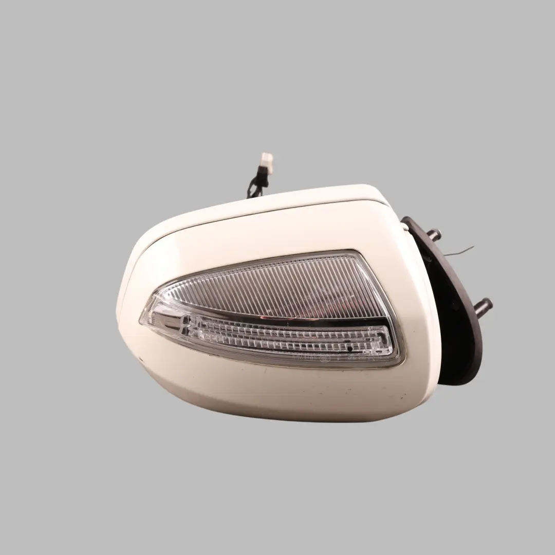 Mercedes ML W164 Wing Mirror Power Fold Right O/S Calcite White - 650 - SKU RHD-A1648103693-CW - Part number A1648103693