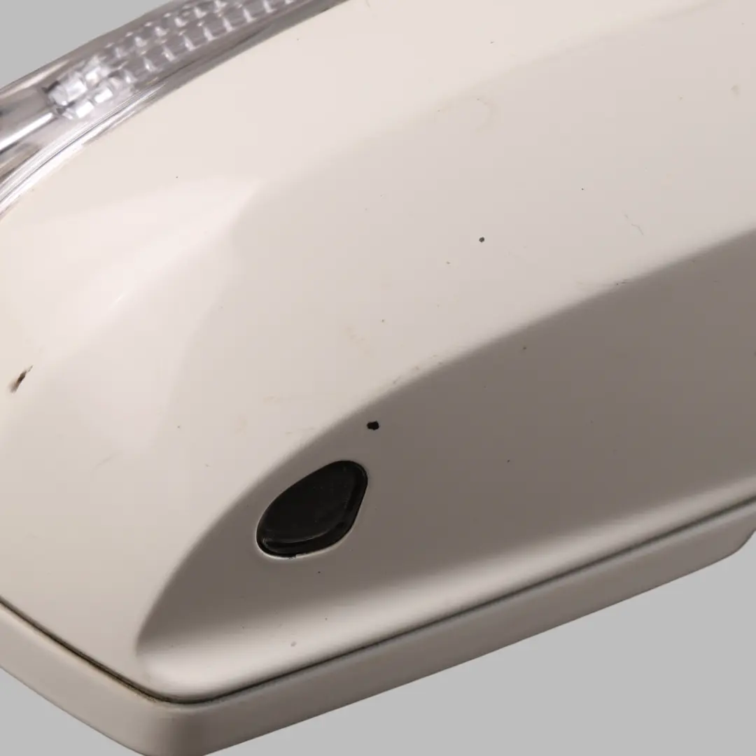 Wing Mirror Power Fold Right O/S Calcite White - 650 to Mercedes ML W164 with Part number A1648103693 Mercedes ML W164 Wing Mirror Power Fold Right O/S Calcite White - 650 - SKU RHD-A1648103693-CW - Part number A1648103693