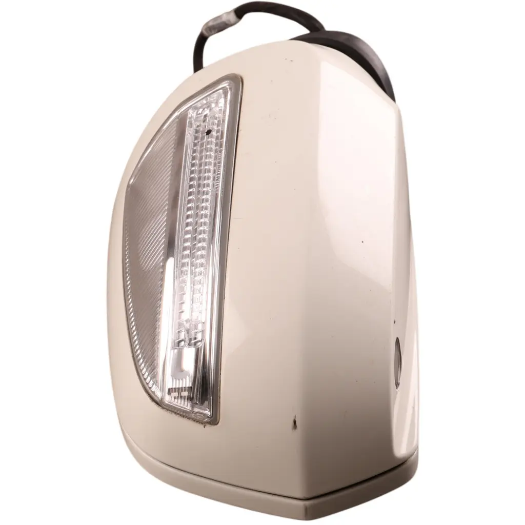Wing Mirror Power Fold Right O/S Calcite White - 650 to Mercedes ML W164 with Part number A1648103693 Mercedes ML W164 Wing Mirror Power Fold Right O/S Calcite White - 650 - SKU RHD-A1648103693-CW - Part number A1648103693
