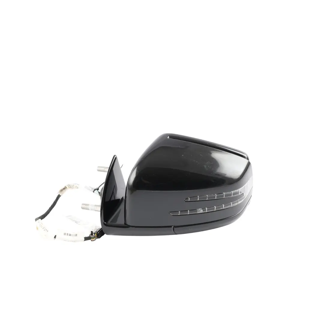 Wing Mirror Electric Outside Door Left N/S Obsidian Black - 197 to Mercedes W164 with Part number A1648105193 Mercedes W164 Wing Mirror Electric Outside Door Left N/S Obsidian Black - 197 - SKU RHD-A1648105193-OB - Part number A1648105193