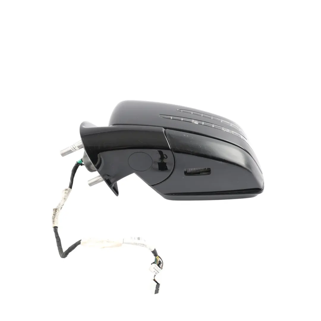 Wing Mirror Electric Outside Door Left N/S Obsidian Black - 197 to Mercedes W164 with Part number A1648105193 Mercedes W164 Wing Mirror Electric Outside Door Left N/S Obsidian Black - 197 - SKU RHD-A1648105193-OB - Part number A1648105193
