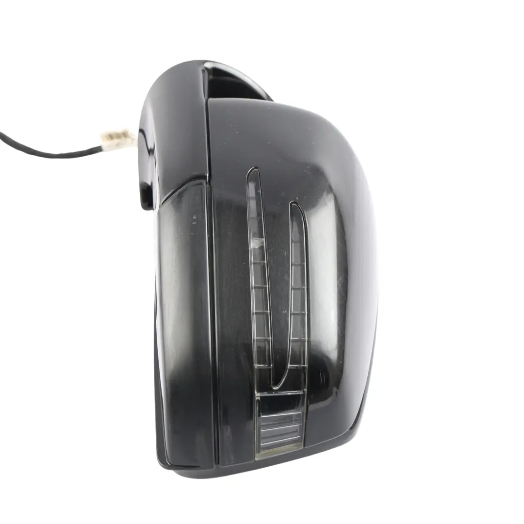 Mercedes W164 Wing Mirror Electric Outside Door Left N/S Obsidian Black - 197 - SKU RHD-A1648105193-OB - Part number A1648105193