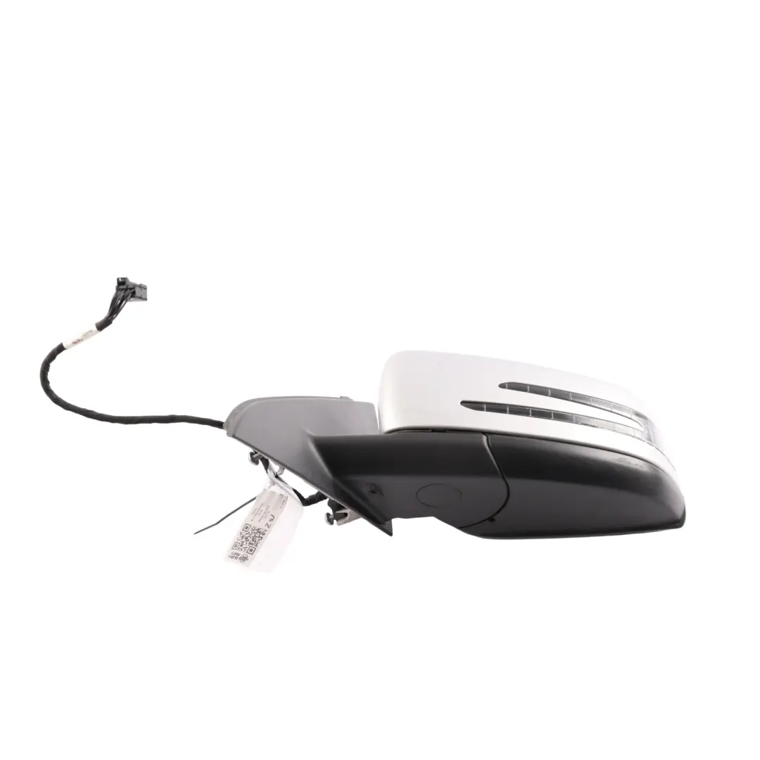 Wing Mirror Outside Power Fold Door Left N/S Polar Silver - 761 to Mercedes W176 with Part number A1768100300 Mercedes W176 Wing Mirror Outside Power Fold Door Left N/S Polar Silver - 761 - SKU RHD-A1768100300-PLS - Part number A1768100300