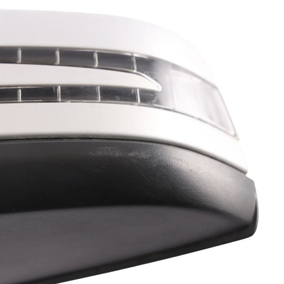 Wing Mirror Outside Power Fold Door Left N/S Polar Silver - 761 to Mercedes W176 with Part number A1768100300 Mercedes W176 Wing Mirror Outside Power Fold Door Left N/S Polar Silver - 761 - SKU RHD-A1768100300-PLS - Part number A1768100300