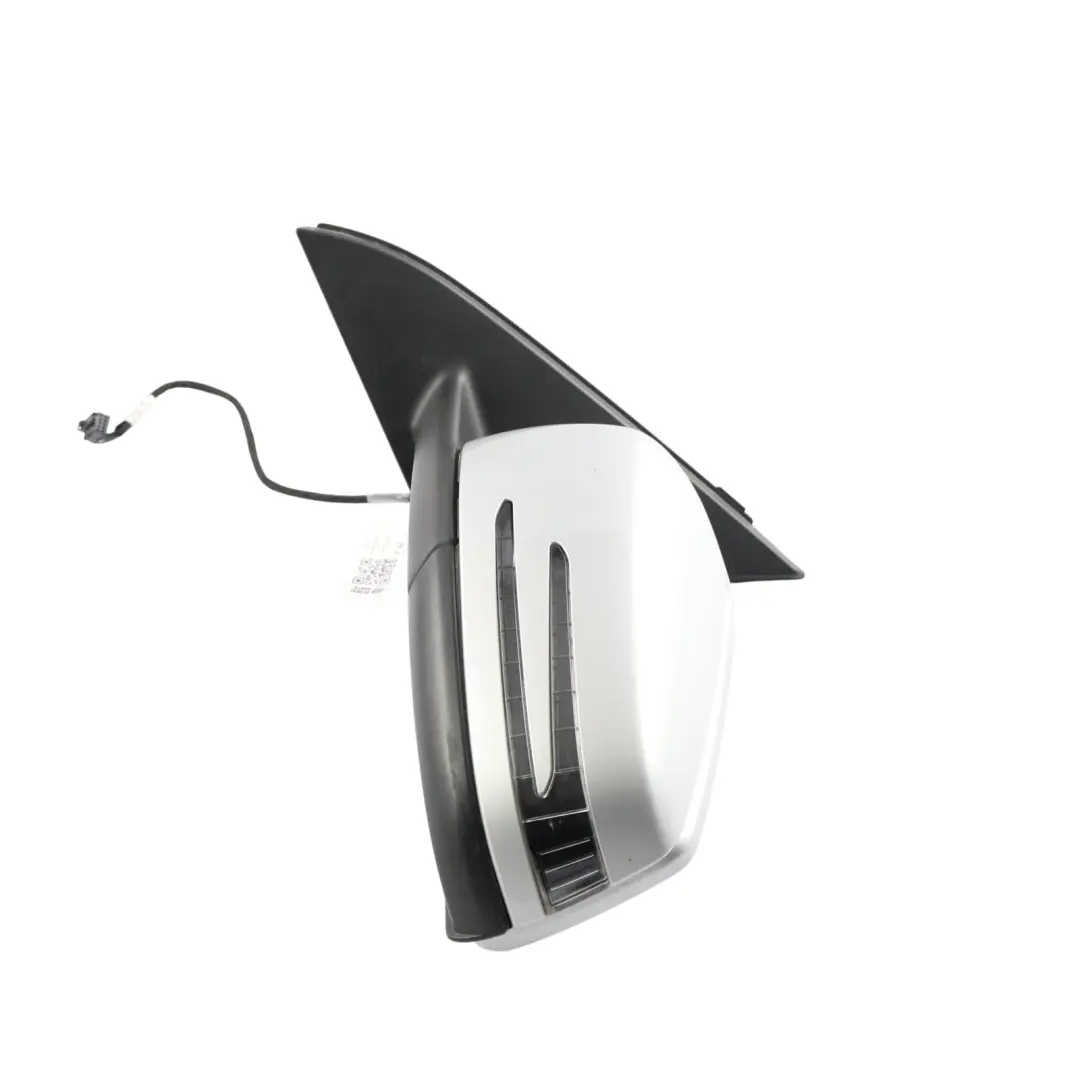 Wing Mirror Outside Power Fold Door Left N/S Polar Silver - 761 to Mercedes W176 with Part number A1768100300 Mercedes W176 Wing Mirror Outside Power Fold Door Left N/S Polar Silver - 761 - SKU RHD-A1768100300-PLS - Part number A1768100300