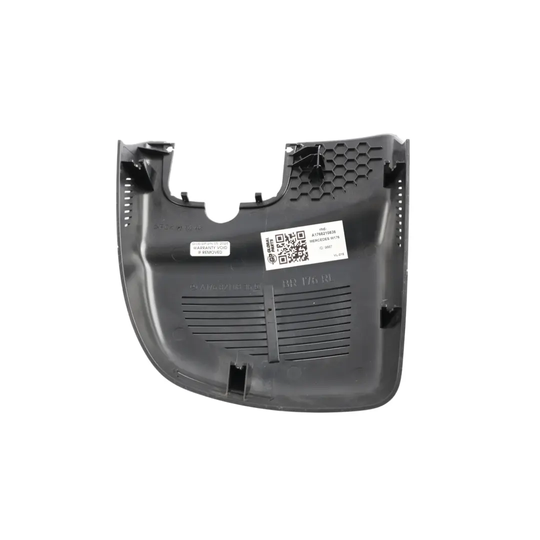  Mirror Cover Mercedes W117 W176 Rear View Mirror Trim Panel Black - SKU rhd-A1768210836 - Part number A1768210836