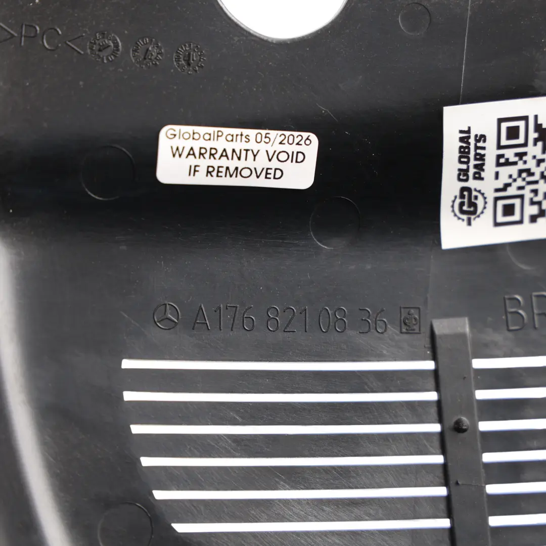  Mirror Cover Mercedes W117 W176 Rear View Mirror Trim Panel Black - SKU rhd-A1768210836 - Part number A1768210836