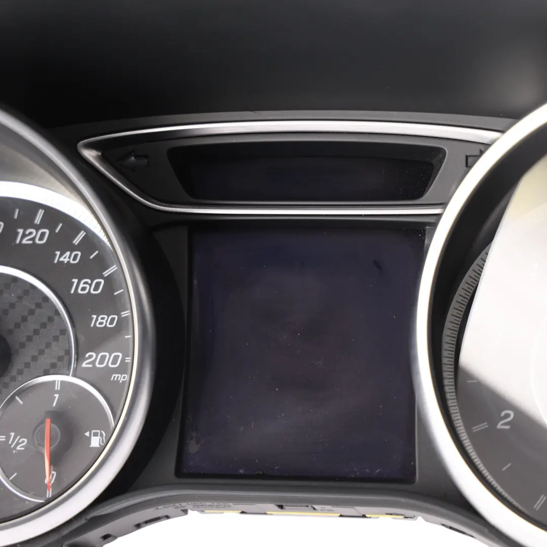 Instrument Cluster Speedo Meter Petrol Automatic to Mercedes W176 with Part number A1769006204 Mercedes W176 Instrument Cluster Speedo Meter Petrol Automatic - SKU RHD-A1769006204 - Part number A1769006204
