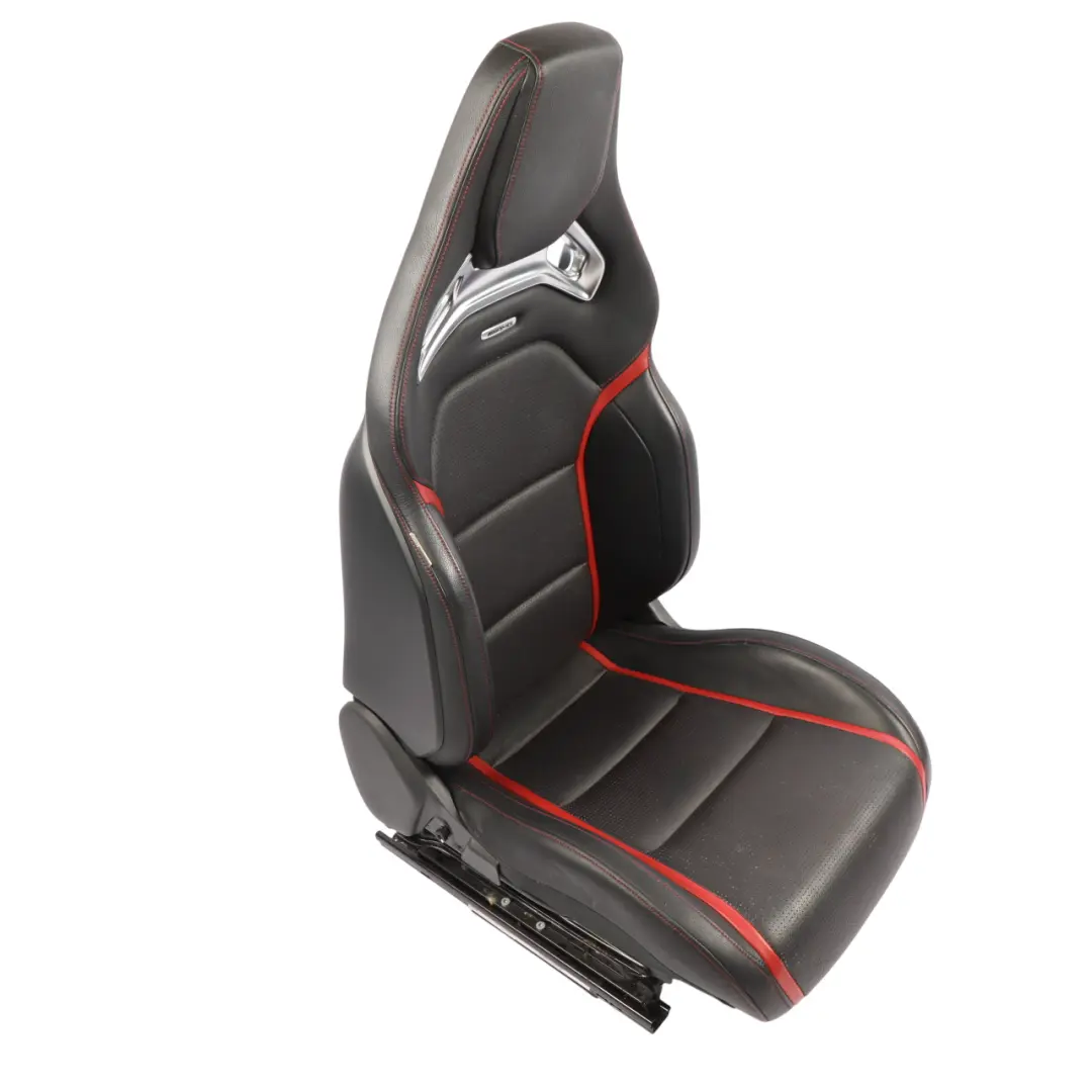 Front Seat Mercedes C117 W176 Left N/S AMG Leather Black Red Heated Memory to with Part number A1769103802 Front Seat Mercedes C117 W176 Left N/S AMG Leather Black Red Heated Memory - SKU rhd-A1769103802-5 - Part number A1769103802
