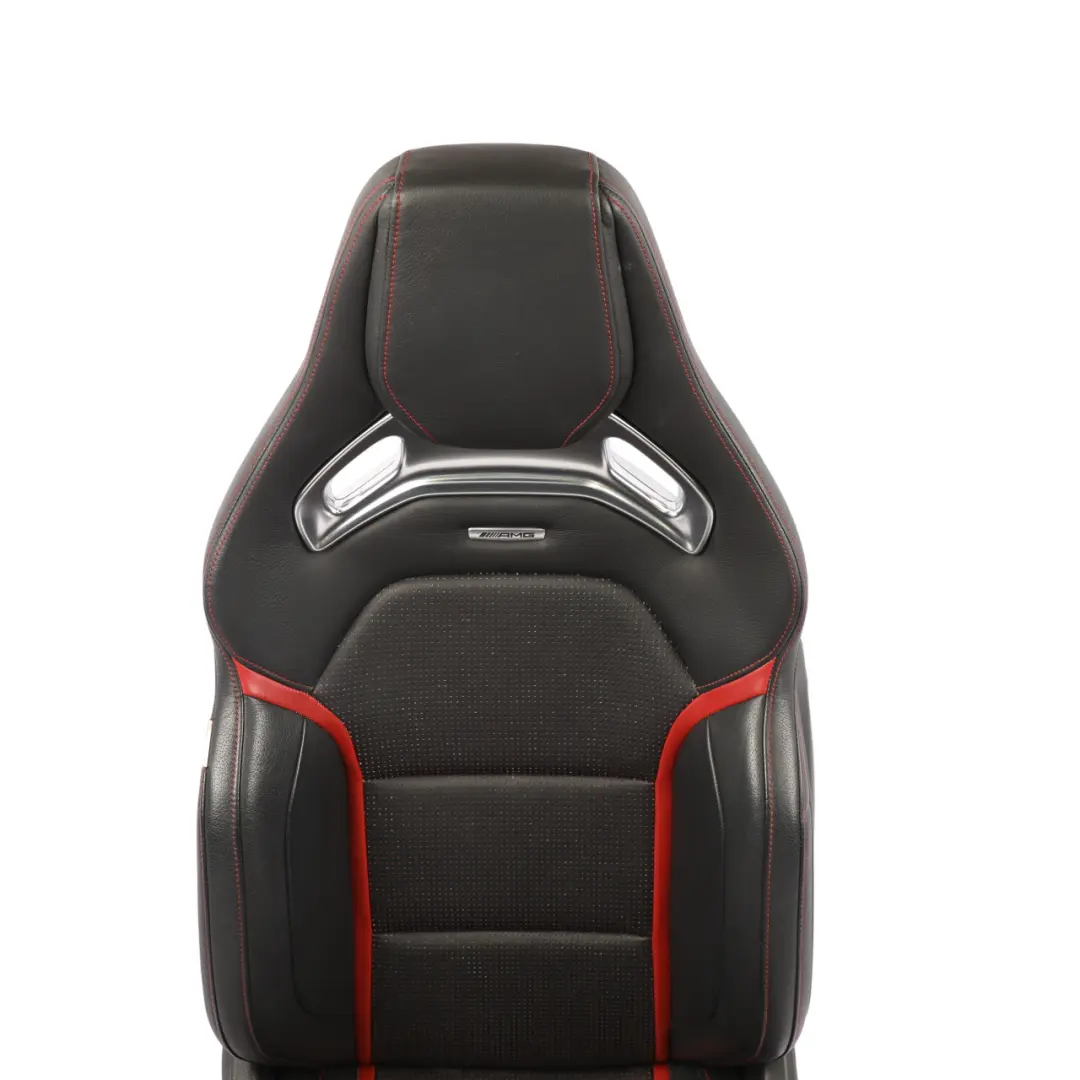 Front Seat Mercedes C117 W176 Left N/S AMG Leather Black Red Heated Memory to with Part number A1769103802 Front Seat Mercedes C117 W176 Left N/S AMG Leather Black Red Heated Memory - SKU rhd-A1769103802-5 - Part number A1769103802
