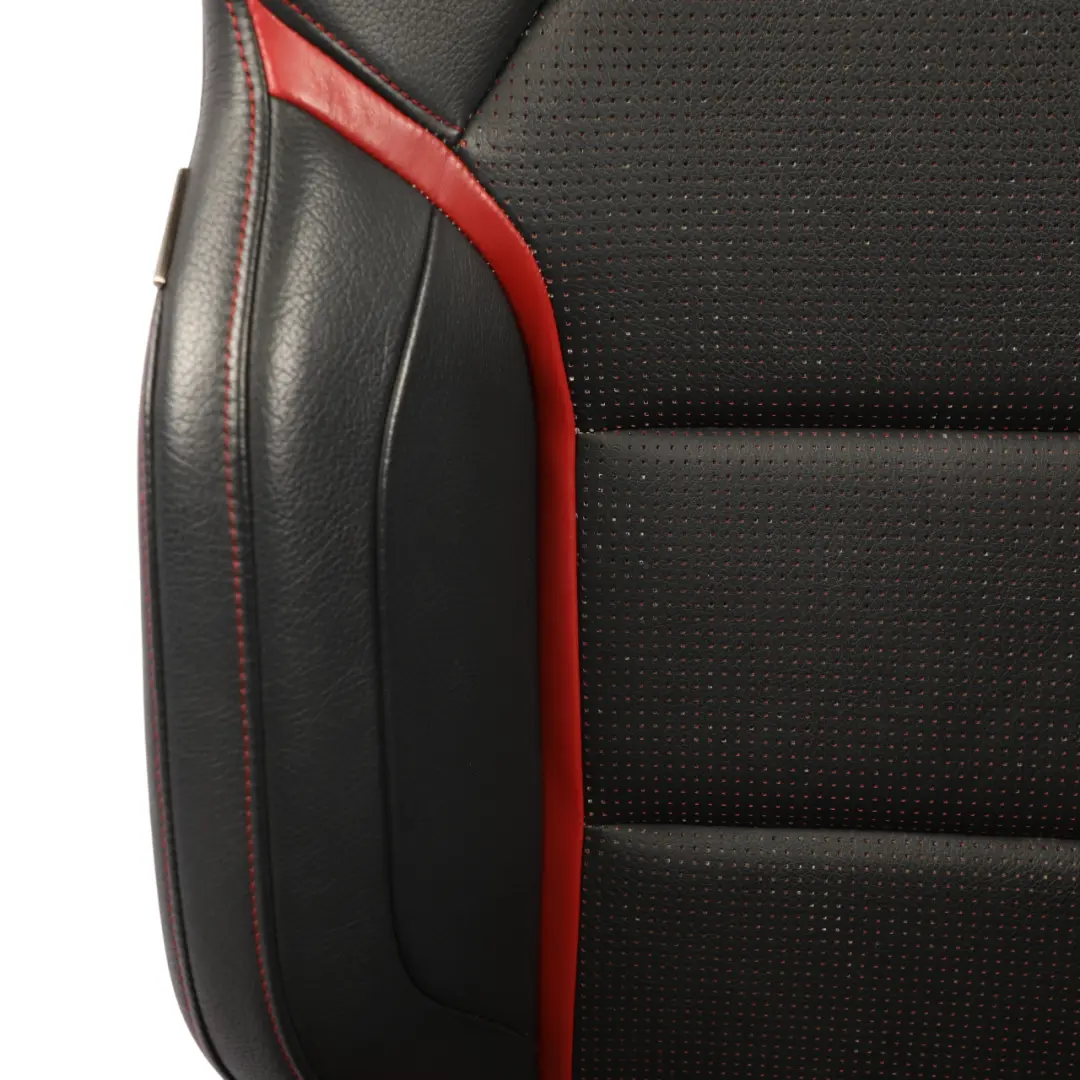  Front Seat Mercedes C117 W176 Left N/S AMG Leather Black Red Heated Memory - SKU rhd-A1769103802-5 - Part number A1769103802