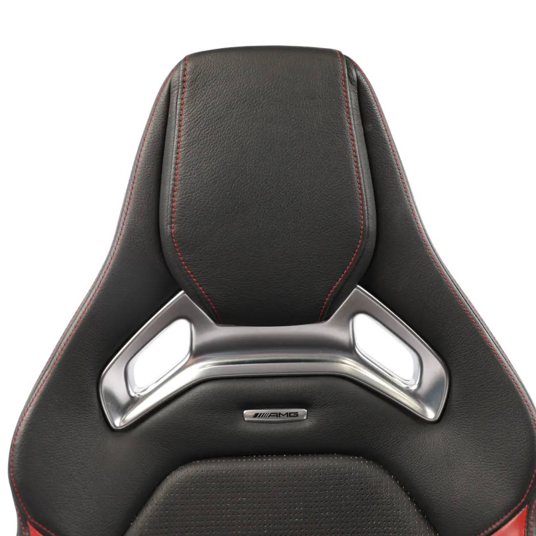 Front Seat Mercedes C117 W176 Left N/S AMG Leather Black Red Heated Memory to with Part number A1769103802 Front Seat Mercedes C117 W176 Left N/S AMG Leather Black Red Heated Memory - SKU rhd-A1769103802-5 - Part number A1769103802