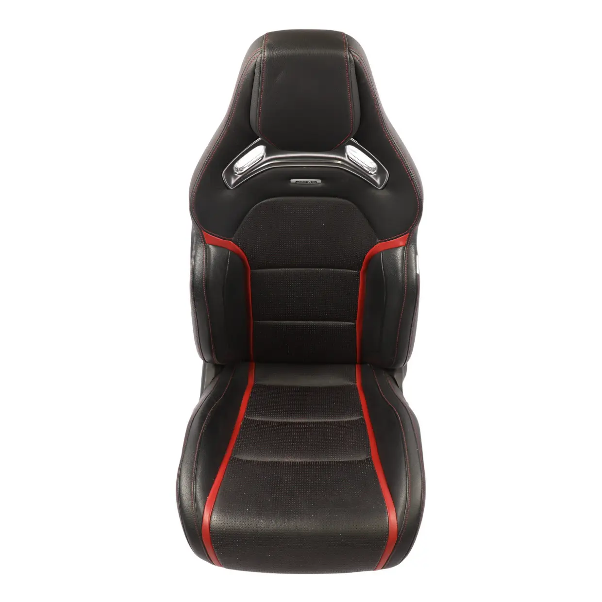 Front Seat Mercedes C117 W176 Right O/S AMG Leather Black Red Heated Memory