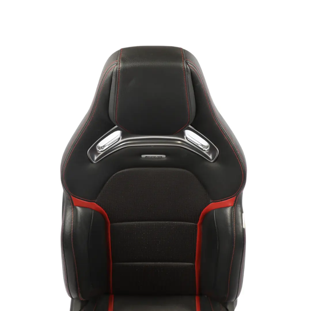 Front Seat Mercedes C117 W176 Right O/S AMG Leather Black Red Heated Memory to with Part number A1769103902 Front Seat Mercedes C117 W176 Right O/S AMG Leather Black Red Heated Memory - SKU RHD-A1769103902-3 - Part number A1769103902